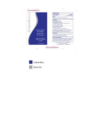 Bottle Art (Dermamedics Calm Correct Serum Lidocaine Bottle Label 040622 (4))